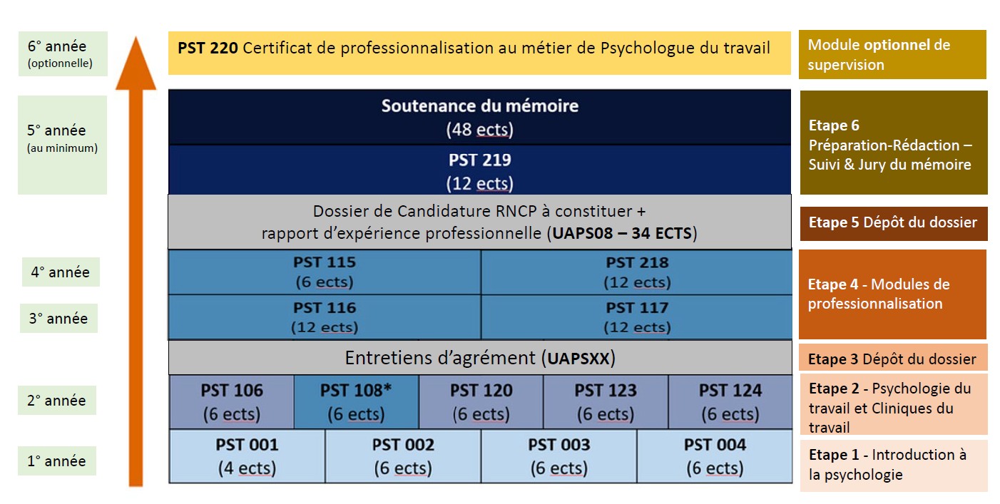 Descriptif Cursus Diplôme Psychologue du travail